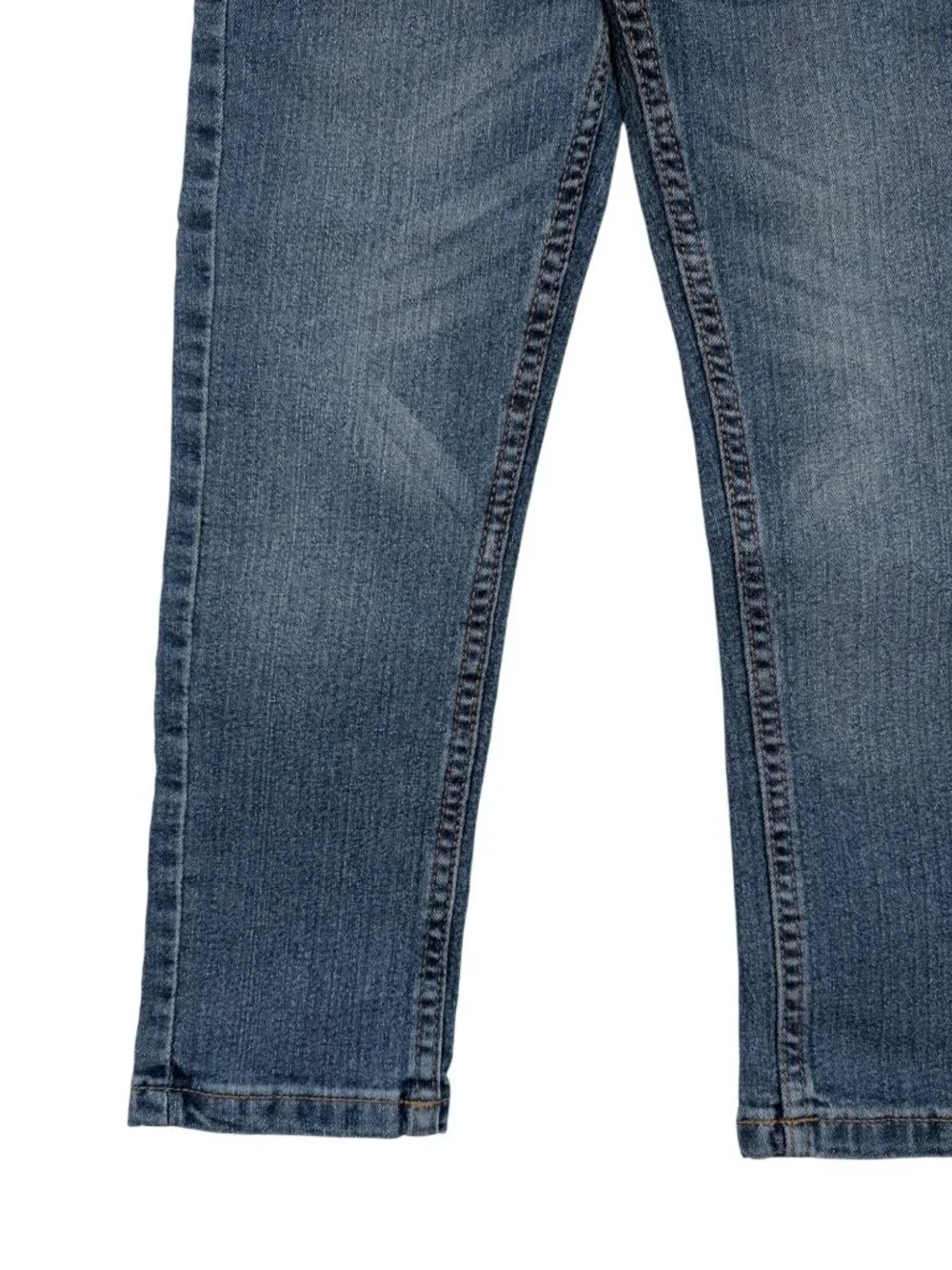 Nautica Straight Stretch Jeans Denim Classic Preppy Adjustable Waist Boys Size 6